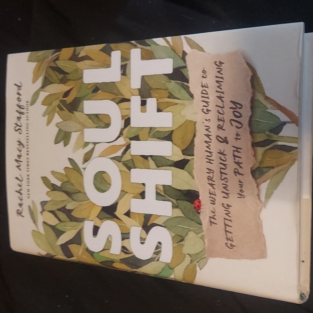 Hard cover copy of soul shift by Rachel Macy stafford